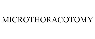 MICROTHORACOTOMY