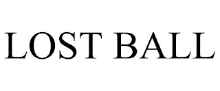 LOST BALL