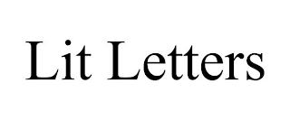 LIT LETTERS