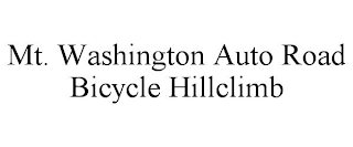 MT. WASHINGTON AUTO ROAD BICYCLE HILLCLIMB