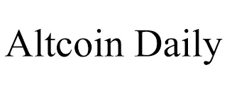 ALTCOIN DAILY