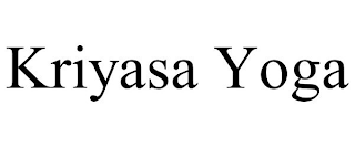 KRIYASA YOGA