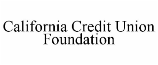 CALIFORNIA CREDIT UNION FOUNDATION