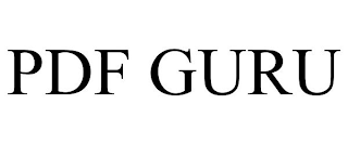 PDF GURU