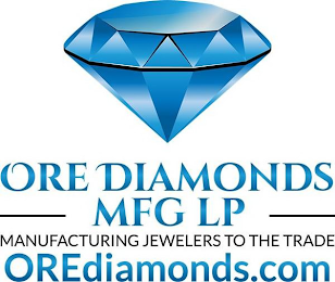 ORE DIAMONDS MFG LP MANUFACTURING JEWELERS TO THE TRADE OREDIAMONDS.COM
