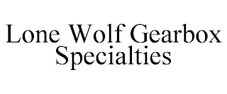 LONE WOLF GEARBOX SPECIALTIES