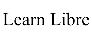 LEARN LIBRE