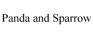 PANDA AND SPARROW