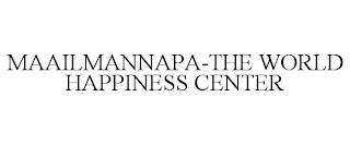 MAAILMANNAPA-THE WORLD HAPPINESS CENTER