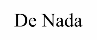 DE NADA
