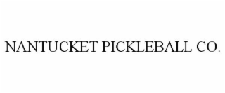 NANTUCKET PICKLEBALL CO.