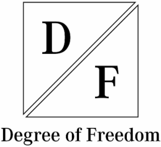 DF DEGREE OF FREEDOM