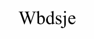 WBDSJE