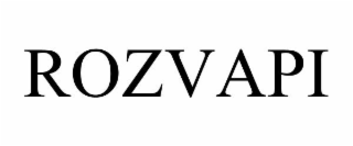 ROZVAPI
