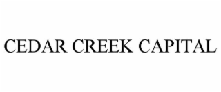 CEDAR CREEK CAPITAL