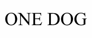 ONE DOG