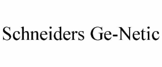 SCHNEIDERS GE-NETIC