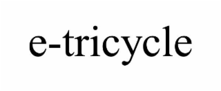 E-TRICYCLE