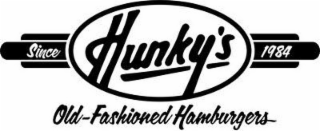 HUNKY'S OLD-FASHIONED HAMBURGERS SINCE 1984