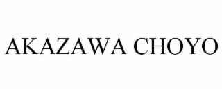 AKAZAWA CHOYO
