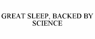 GREAT SLEEP, BACKED BY SCIENCE