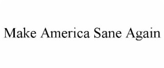 MAKE AMERICA SANE AGAIN