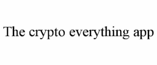 THE CRYPTO EVERYTHING APP