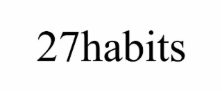 27HABITS