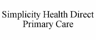 SIMPLICITY HEALTH DIRECT PRIMARY CARE
