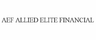 AEF ALLIED ELITE FINANCIAL