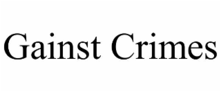 GAINST CRIMES