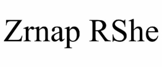 ZRNAP RSHE