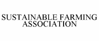 SUSTAINABLE FARMING ASSOCIATION