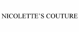 NICOLETTE'S COUTURE