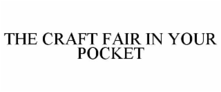 THE CRAFT FAIR IN YOUR POCKET