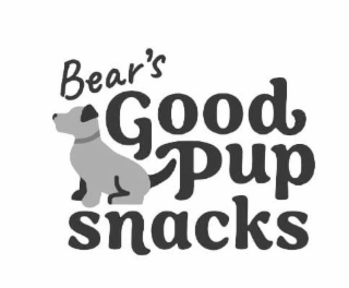 BEAR'S GOOD PUP SNACKS