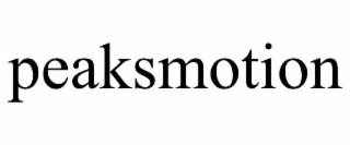 PEAKSMOTION