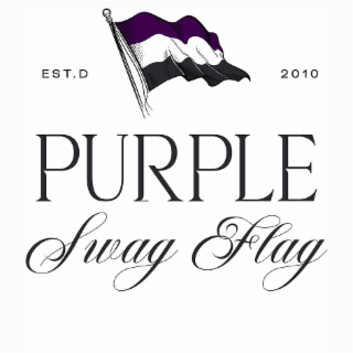 EST.D 2010 PURPLE SWAG FLAG