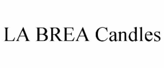 LA BREA CANDLES