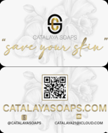 CATALAYA SOAPS, SAVE YOUR SKIN, CATALAYASOAPS.COM, CATALAYA21@ICLOUD.COM