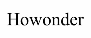 HOWONDER