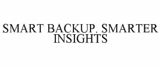 SMART BACKUP. SMARTER INSIGHTS