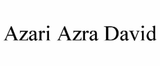 AZARI AZRA DAVID