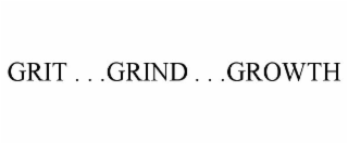 GRIT . . .GRIND . . .GROWTH