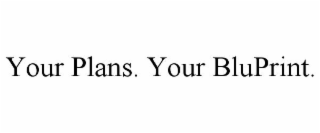 YOUR PLANS. YOUR BLUPRINT.