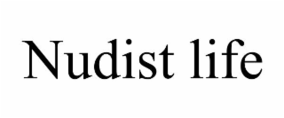 NUDIST LIFE