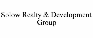 SOLOW REALTY & DEVELOPMENT GROUP