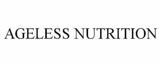 AGELESS NUTRITION