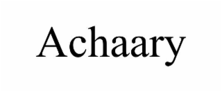 ACHAARY