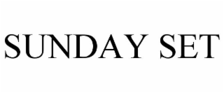 SUNDAY SET